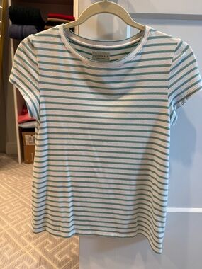 Alice Walk Mint Stripe Short Sleeve Tee